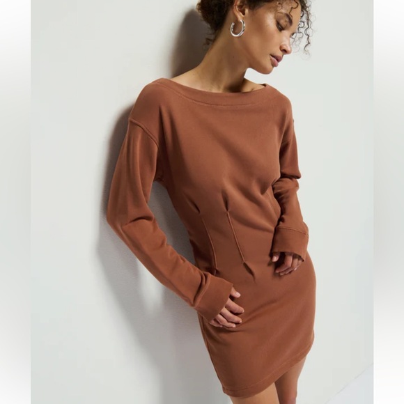 18. Nation LTD $193 Ronni Dress in tobacco - Picture 3 of 3